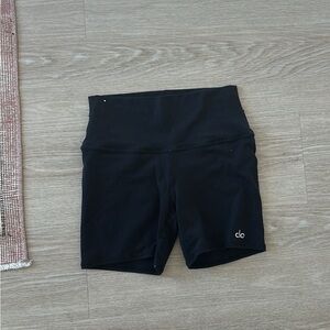 ALO Yoga Black Bike Shorts